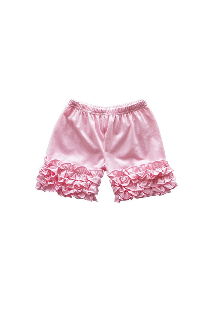 Pink Ruffle Shorts