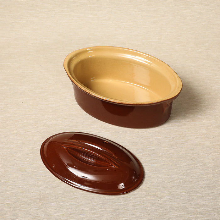 Poterie Renault Oval Baking dish- Medium