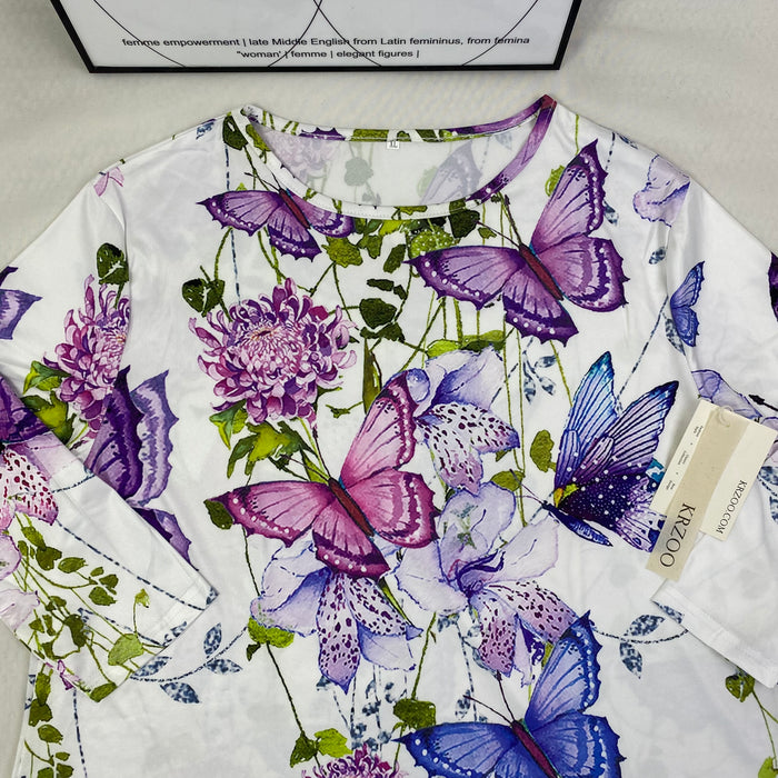 Printed casual top T-shirt