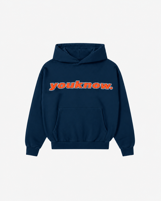 Puff Hoodie | Navy