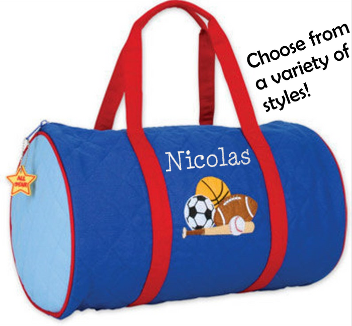 Quilted Duffle for toddler boys