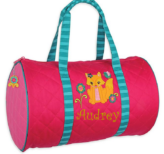 Quilted  Fox Duffle