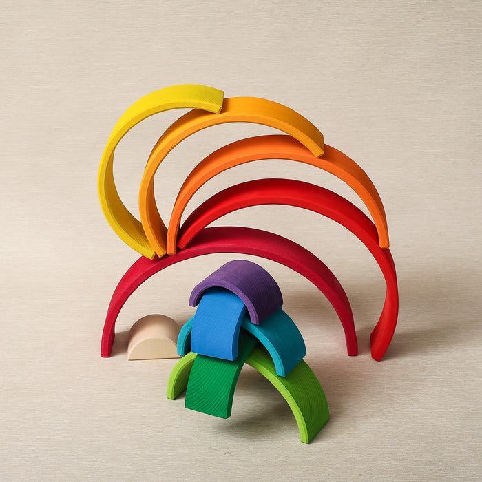 Rainbow building blocks