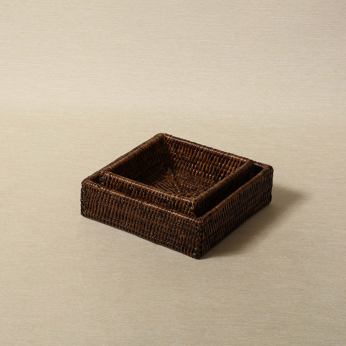 Rattan napkin tray