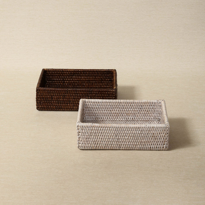 Rattan napkin tray