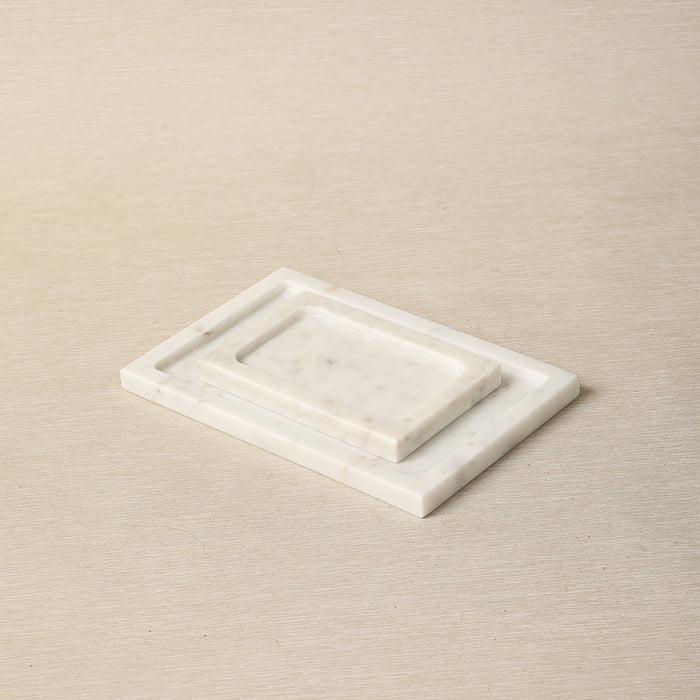 Rectangular soapstone trays