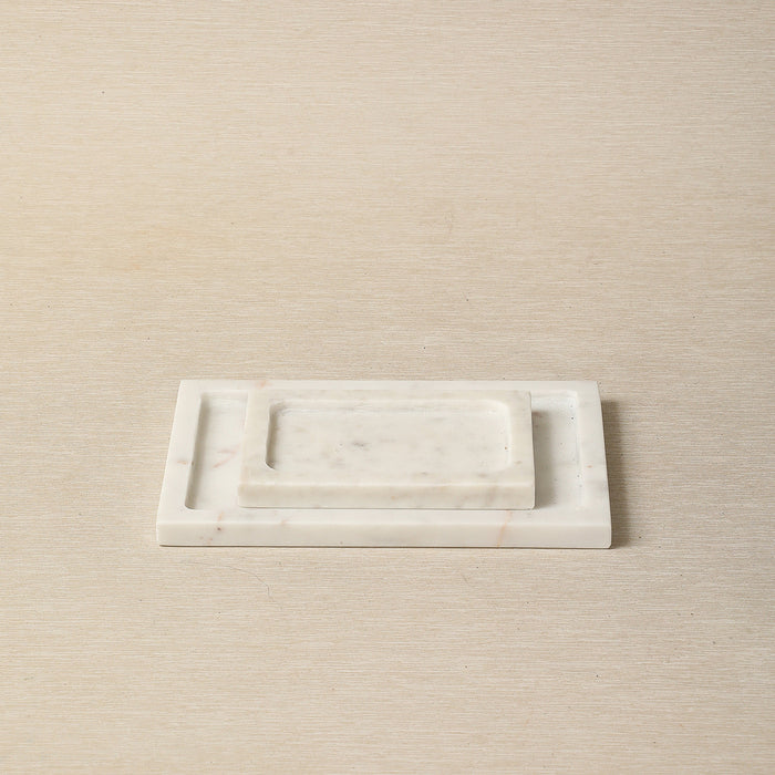 Rectangular soapstone trays