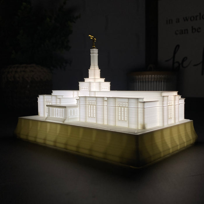 Regina Saskatchewan Temple Night Light
