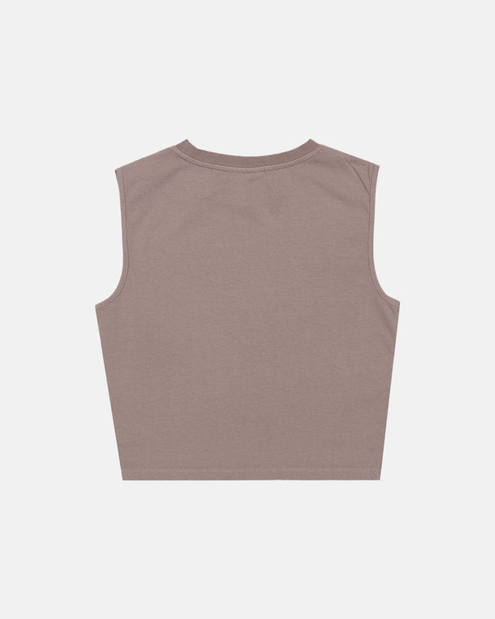 RIBBON TOP ALMOND BROWN - COLD CULTURE