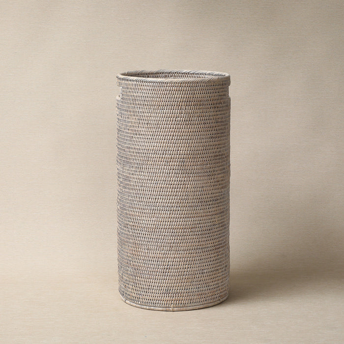 Round rattan  umbrella stand