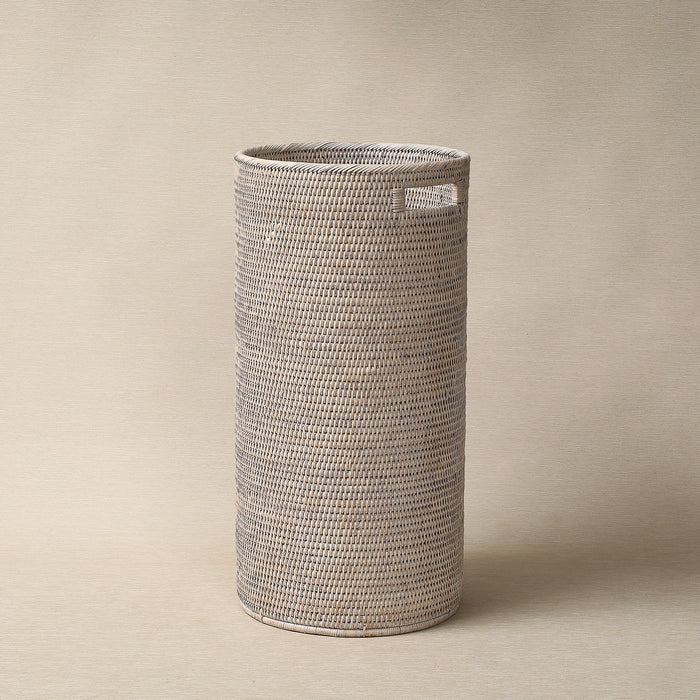 Round rattan  umbrella stand