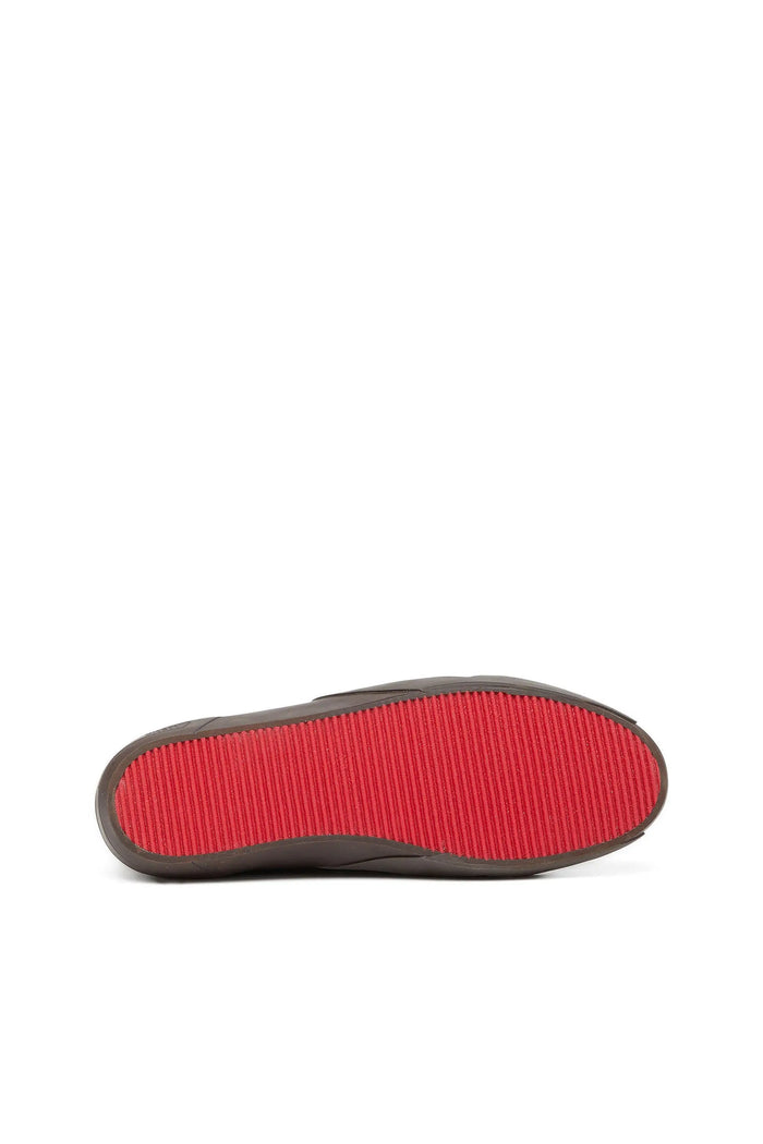 S-Slante-D - Monochrome sneakers in suede