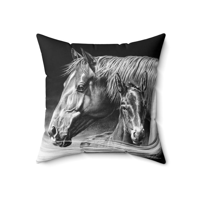 "Safe and Sound" Square Pillow