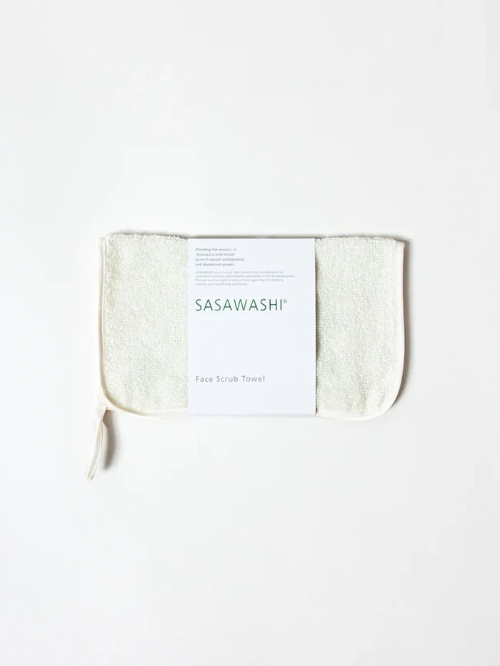 Sasawashi Face Scrub Towel