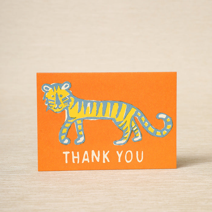 Set of small Kettle's Yard blank thank you Little Tiger cards