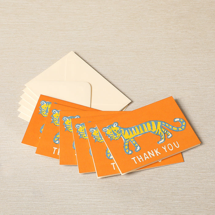 Set of small Kettle's Yard blank thank you Little Tiger cards