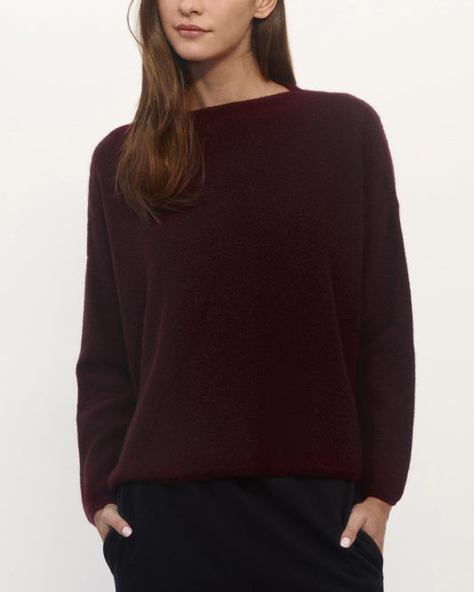 SHAWN SWEATER BURGUNDY