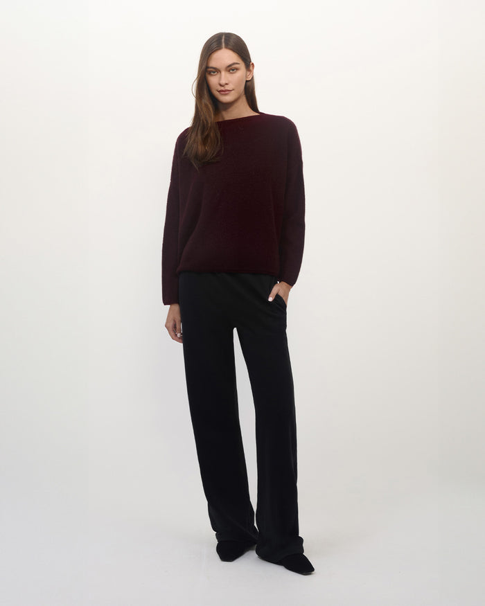 SHAWN SWEATER BURGUNDY