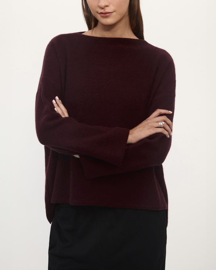 SHAWN SWEATER BURGUNDY
