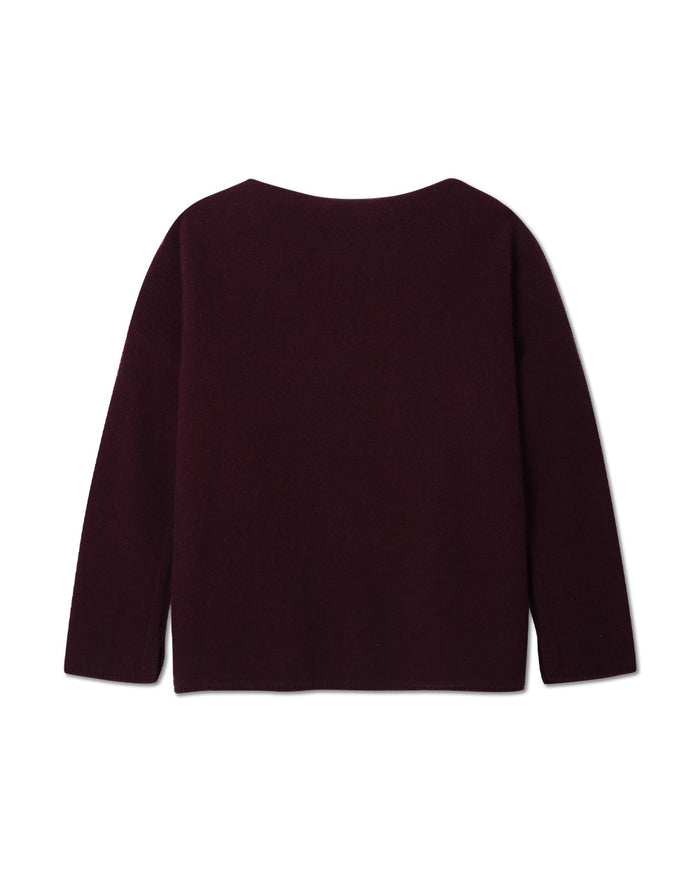 SHAWN SWEATER BURGUNDY