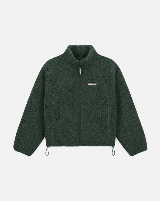 Sherpa Full Zip | Burnt Olive