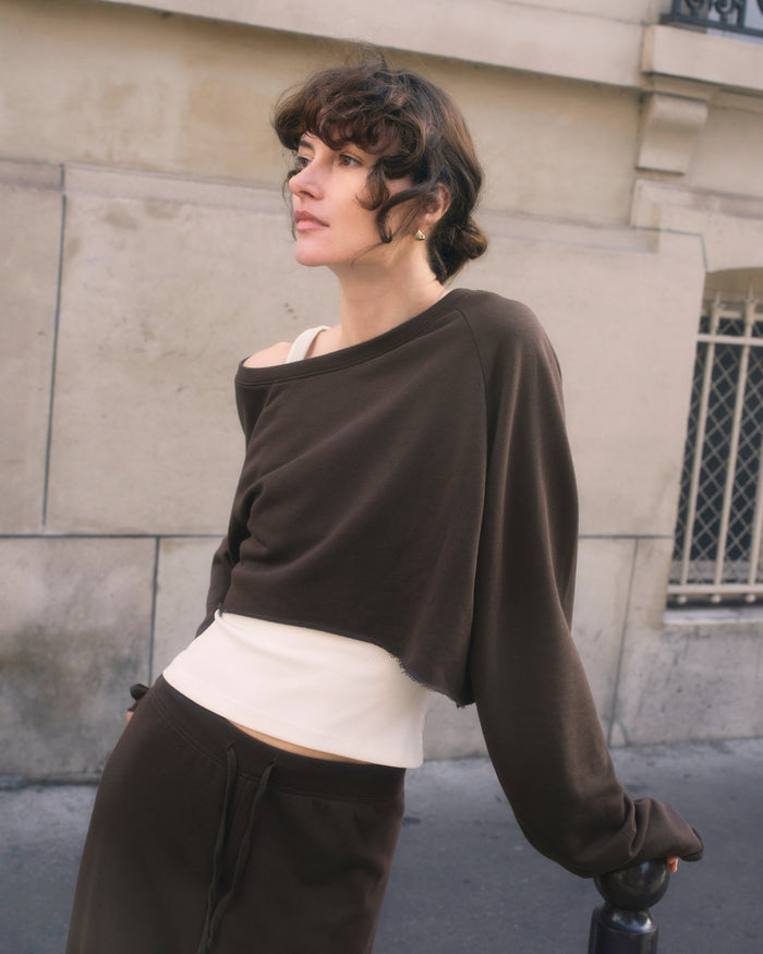 SIMONE TOP ESPRESSO BROWN