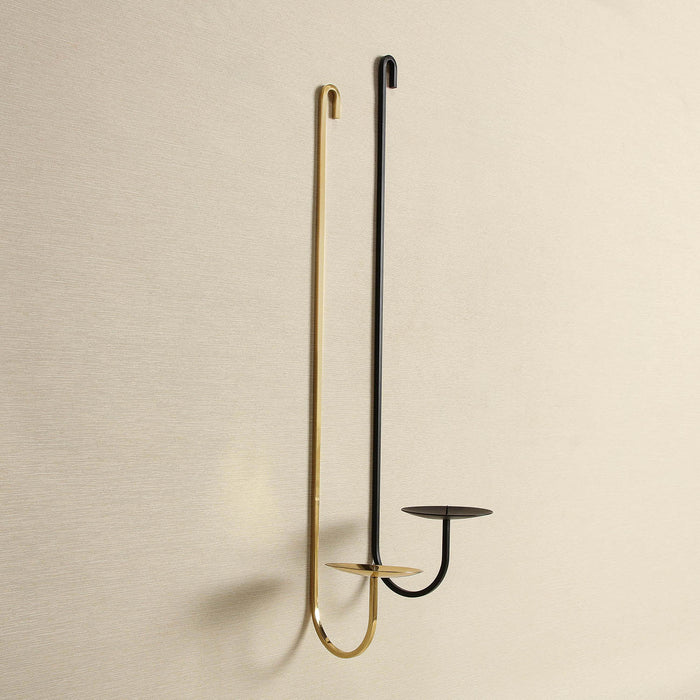 Single Armed Iron Candle Holder