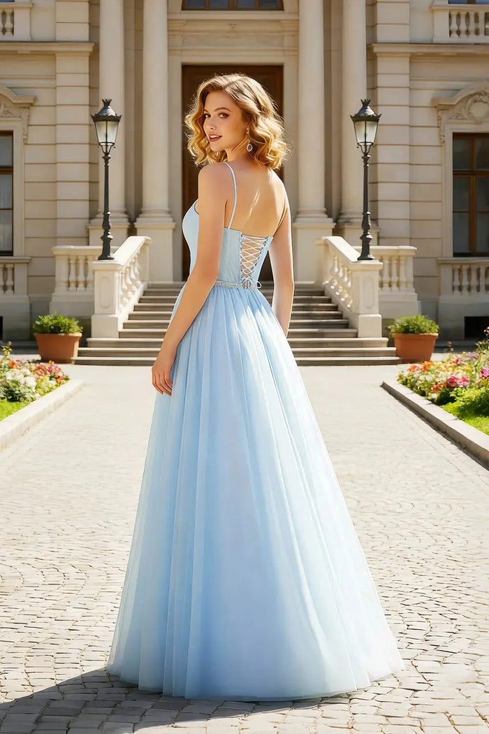 Emerald Green Halter Sequin Ruffle Sleeves Mermaid Prom Dress SH495 Sheer Fairy