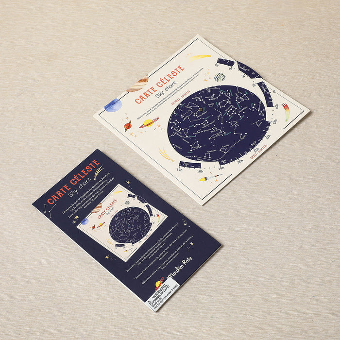 Sky chart cards