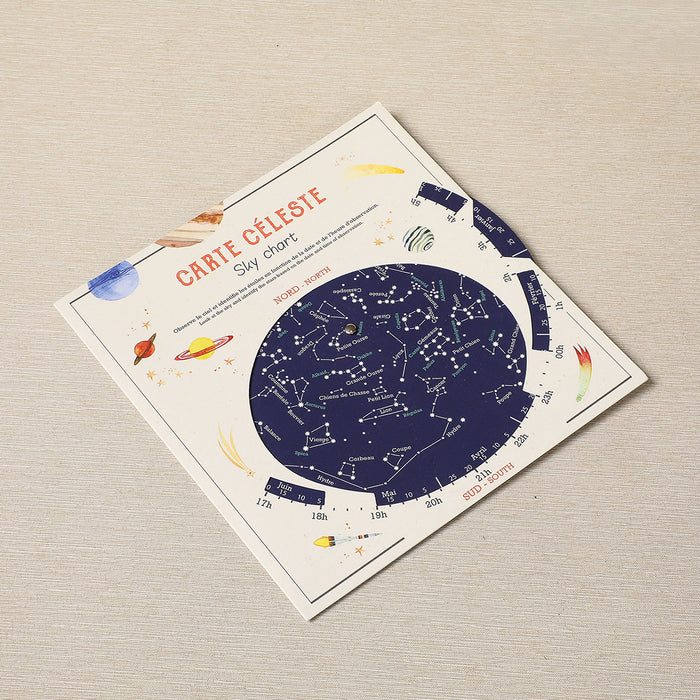 Sky chart cards