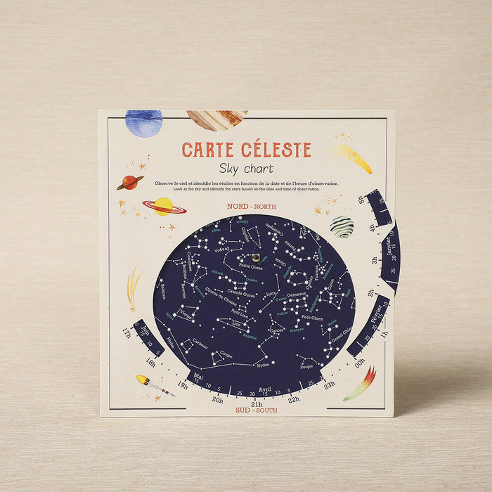 Sky chart cards