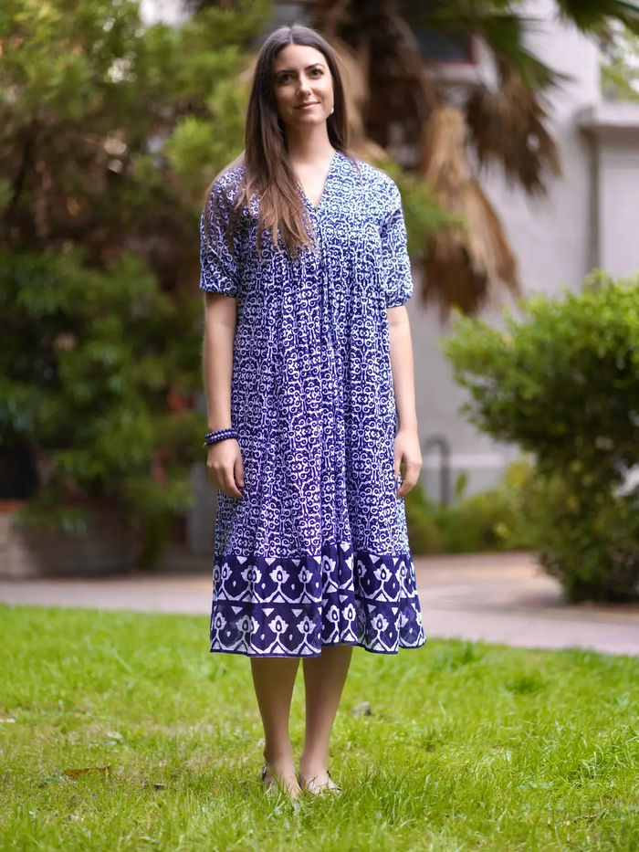 Skye Dress Navy