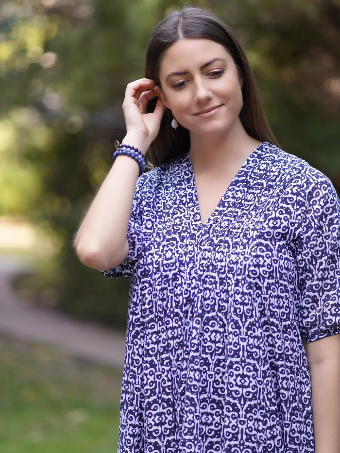 Skye Dress Navy