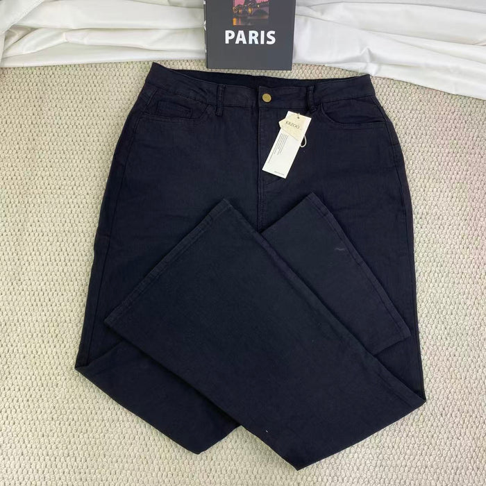Slim straight-leg jeans