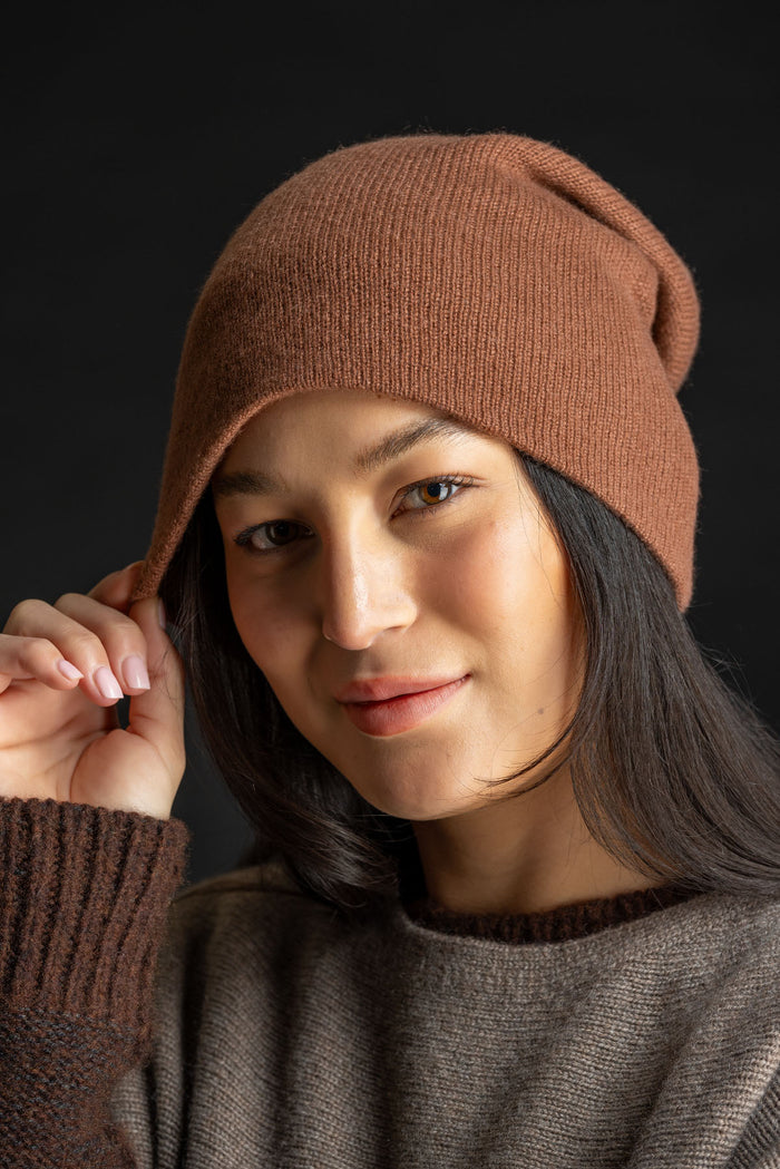 Slouchy Cashmere Beanie