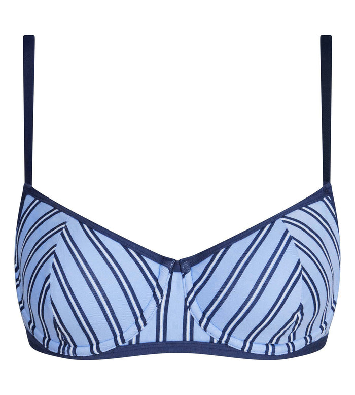 Soutien-gorge corbeille à armatures bleu ciel Dim x Ines de la Fressange