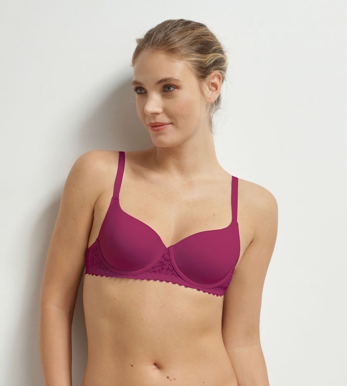 Soutien-gorge corbeille à armatures en microfibre Fruits des Bois Daily Dentelle