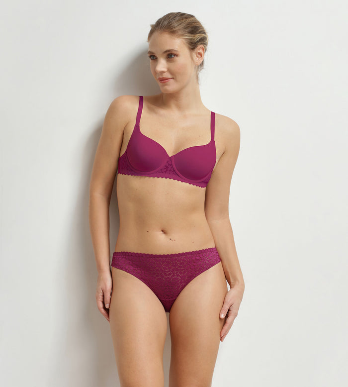 Soutien-gorge corbeille à armatures en microfibre Fruits des Bois Daily Dentelle