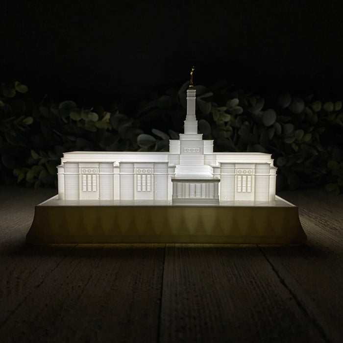 Spokane Washington Temple Night Light