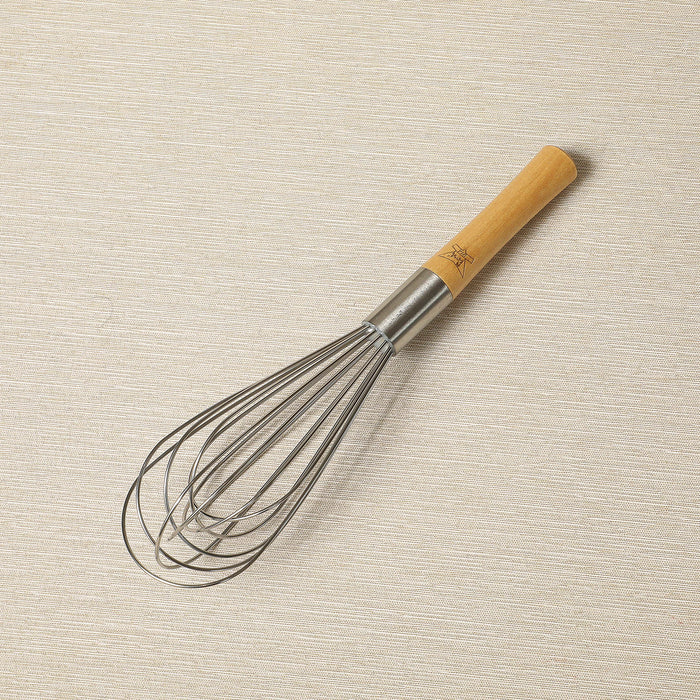 SS Balloon Whip With Wood Handle