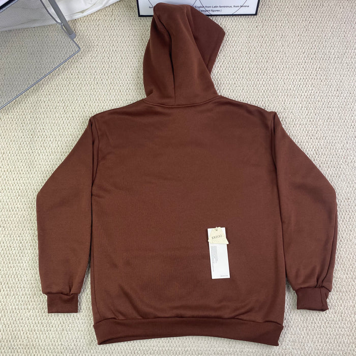 Star print hooded pullover hoodie
