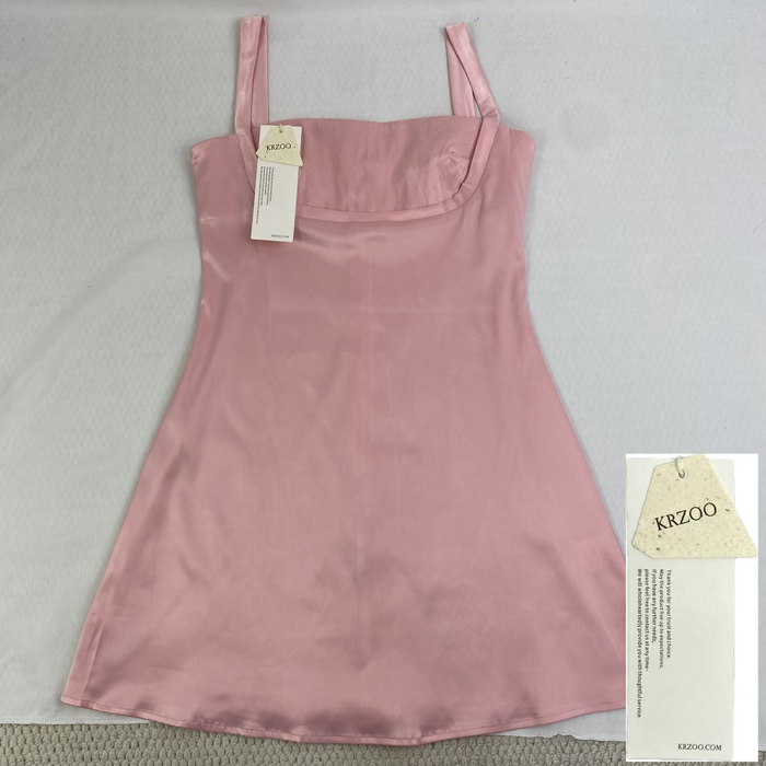 Strapless halter top with open back short dress