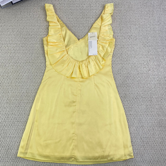 Strapless sleeveless racerback short dress