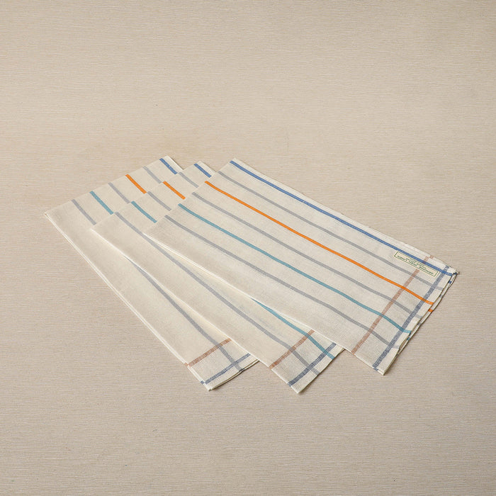 Striped Irish linen tea towels