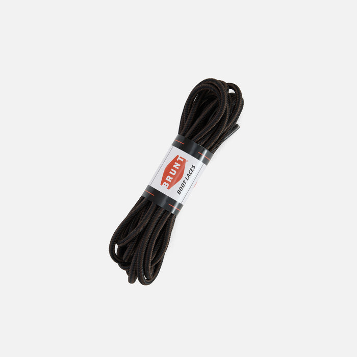 View 2 BRUNT sullivan 8 inch replacement laces in dark brown/black