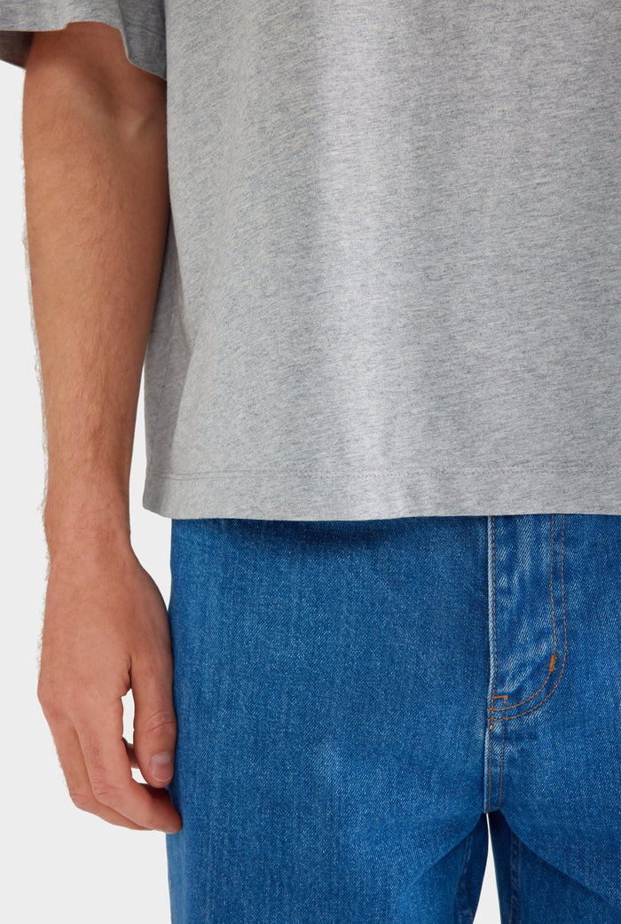 Supersized T Shirt - Grey Marl