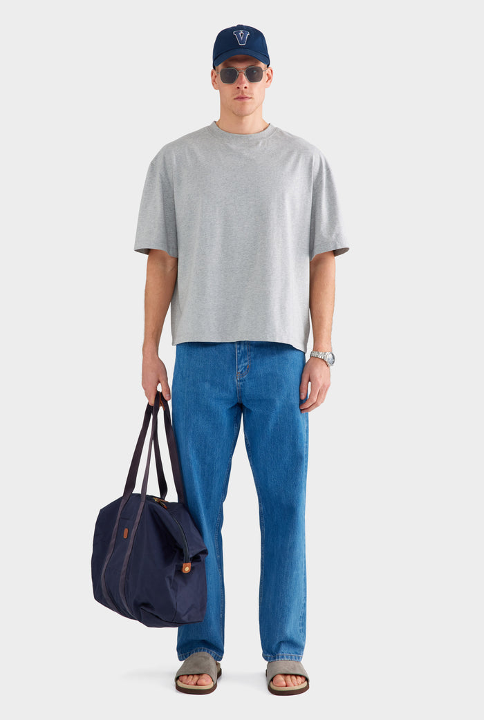 Supersized T Shirt - Grey Marl