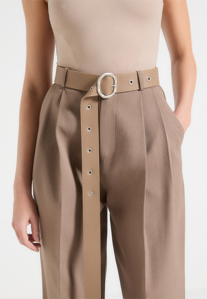 suzanne-tailored-trousers-with-oversized-belt-and-ankle-ties-taupe