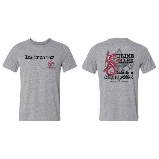 T-Shirt GSLAC Gray Climbing & Challenge Course Instructor
