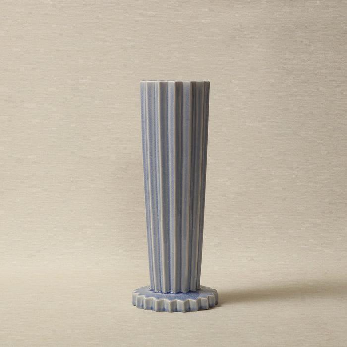 Tall Willow Vase in Antique blue